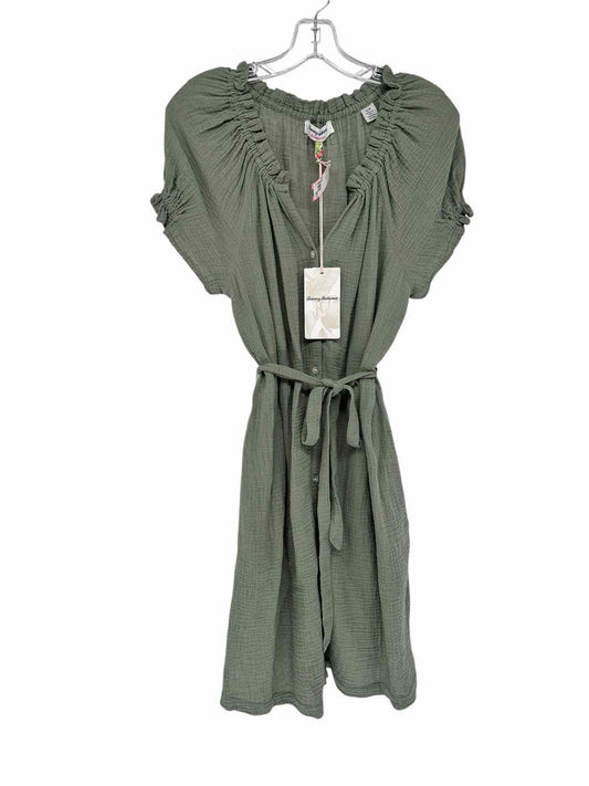 Tommy Bahama Island Gauze Coral Isle Sage Dress Size S **NEW**