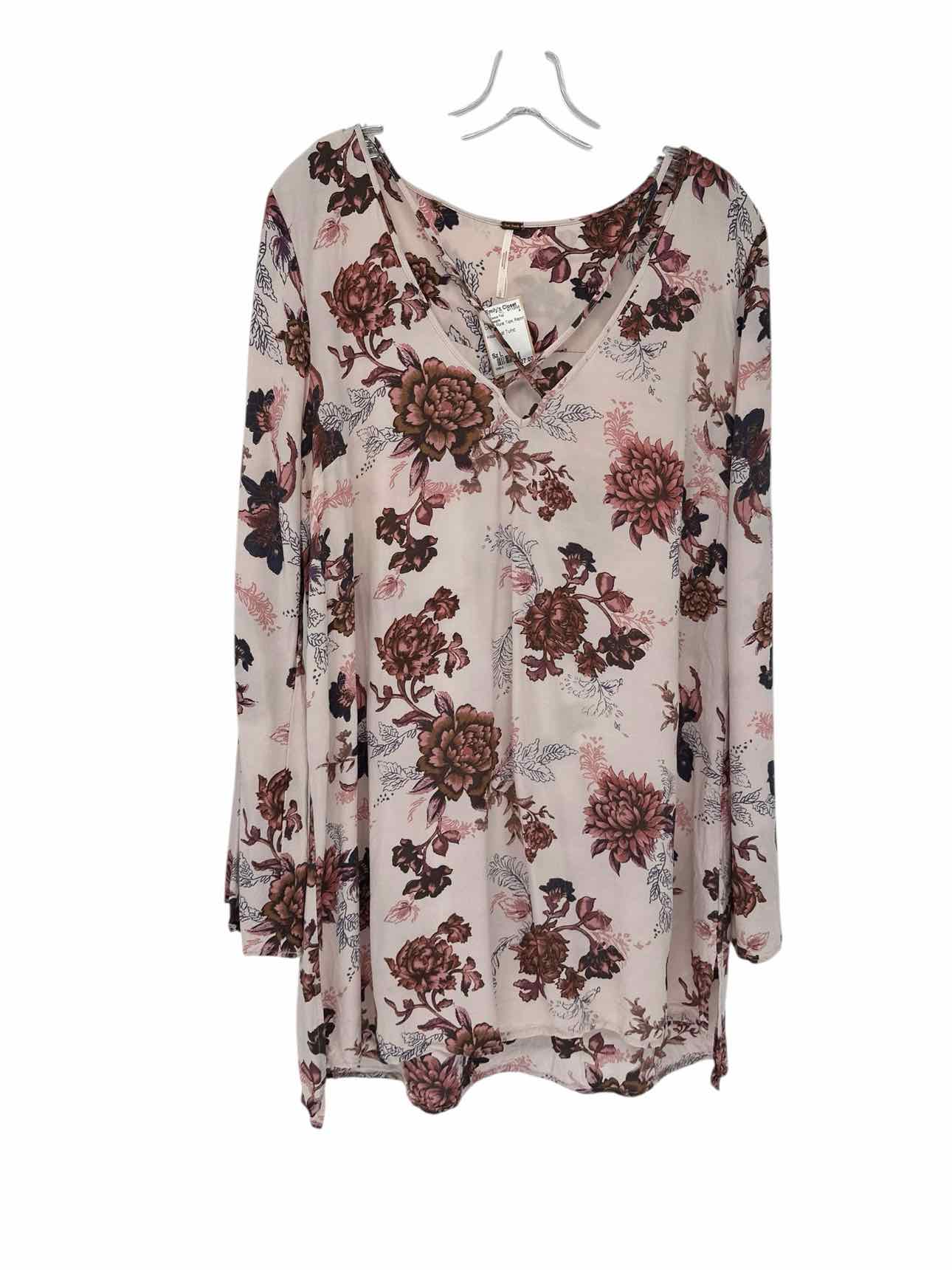 Free People Heartbeat Tunic Cream Size L Long Sleeve Top