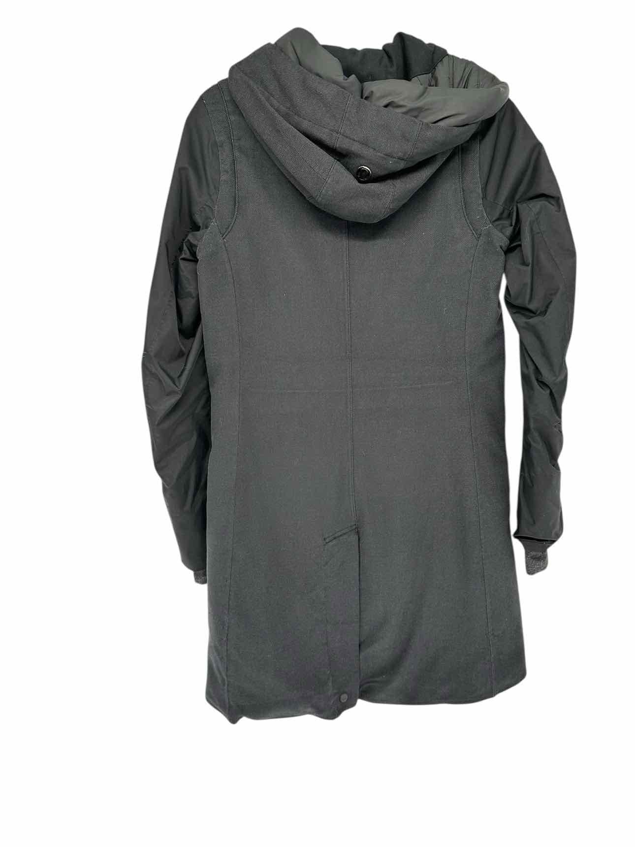 Lululemon Blizzard Parka Down Black Coat Size 2