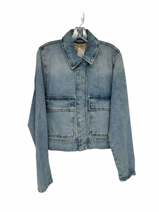 We The Free Suzy Denim Jacket Blue Size XS