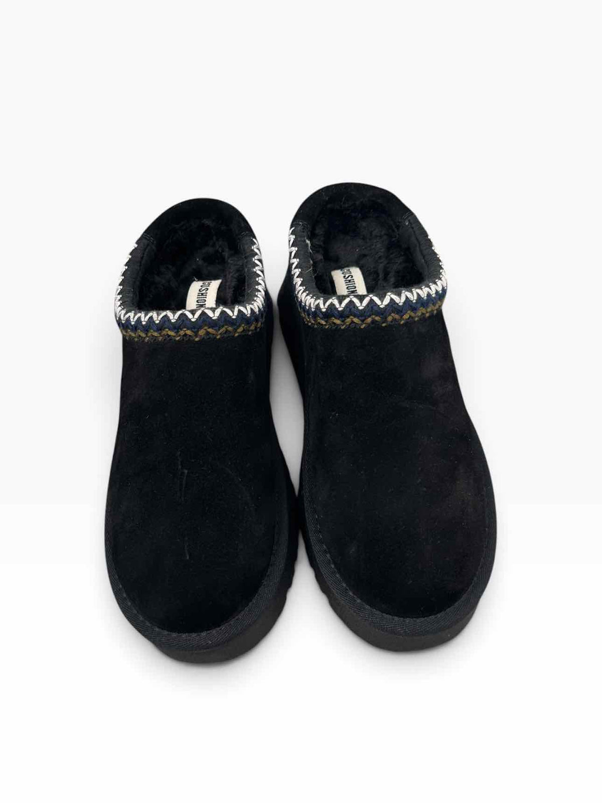 Cushionaire Kabuki Platform Mule Black Shoe Size 8 **NEW**