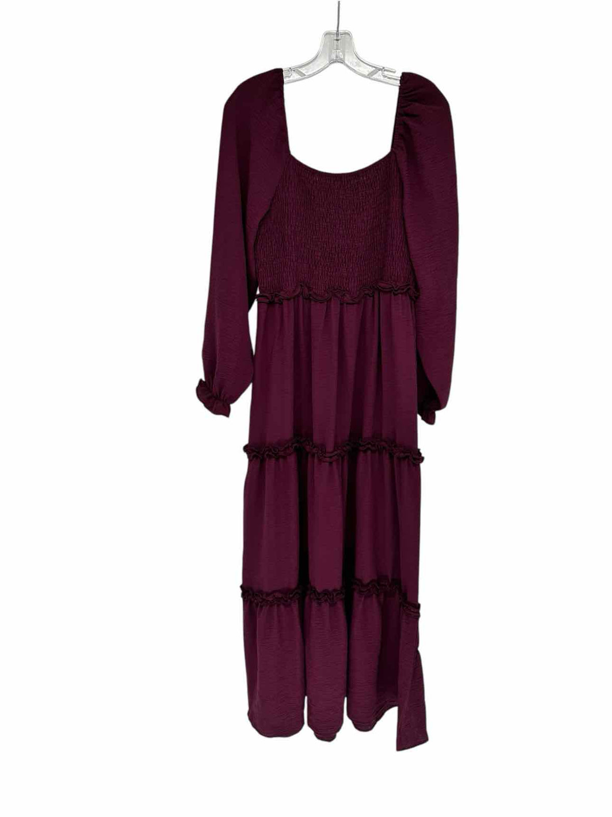 Coco +  Carmen Lanna Smocked Bodice Long Sleeve Dress Size S/M **NEW**