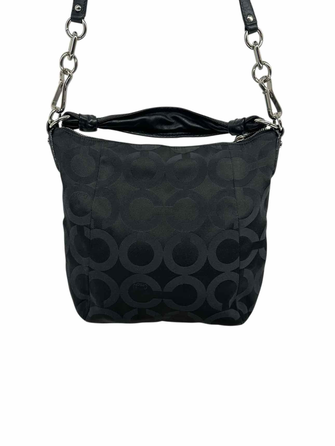 Coach Kristin Op Art Signature Hobo