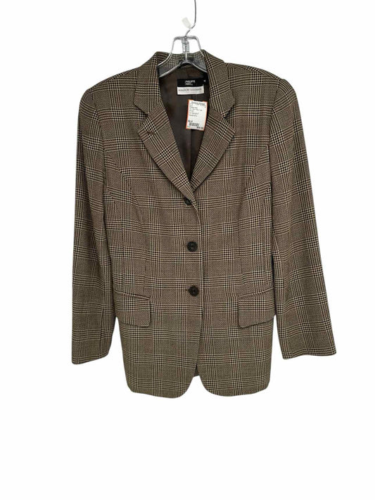 Philippe Adec For Bergdorf Goodmans Tan Blazer Size 4