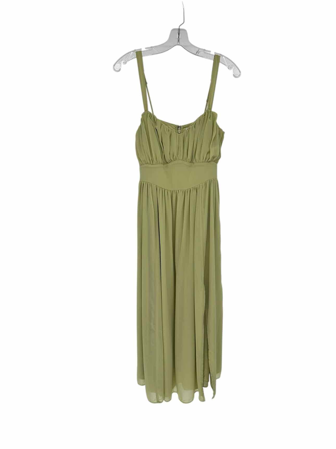 Abercrombie & Fitch Lt. Green Midi Dress Size M **NEW**