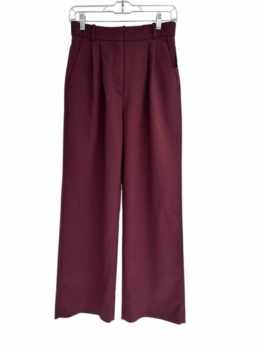 Abercrombie & Fitch Burgundy Size 4 Pants