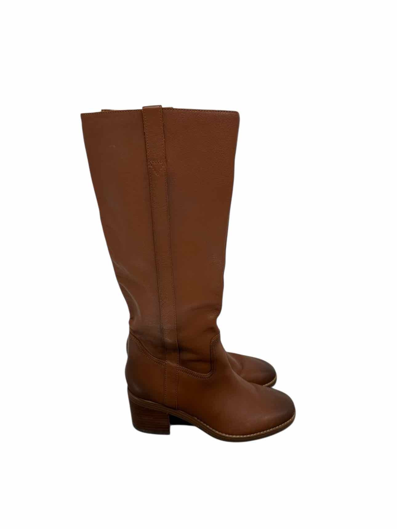 Marc Fisher Hydria Tall Boots Tan Shoe Size 10