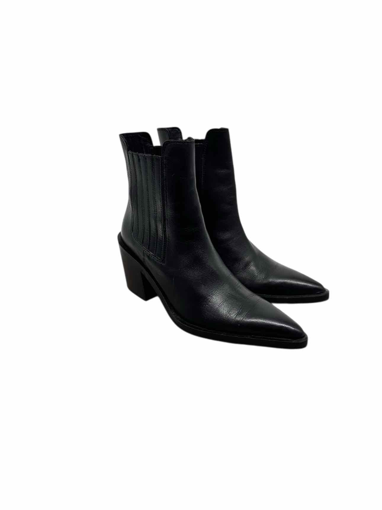 Zara Black Boots Shoe Size 10
