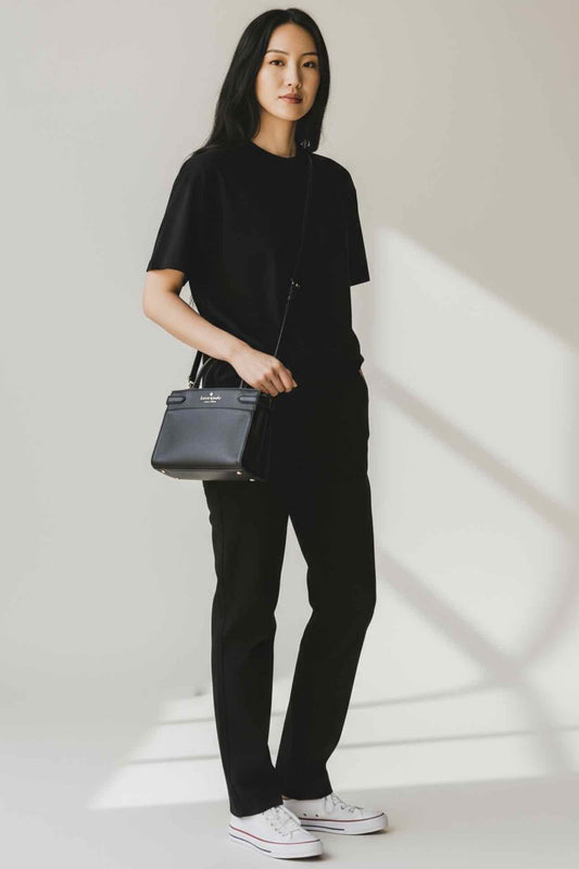 Kate Spade Small Staci Satchel Black Leather Satchel