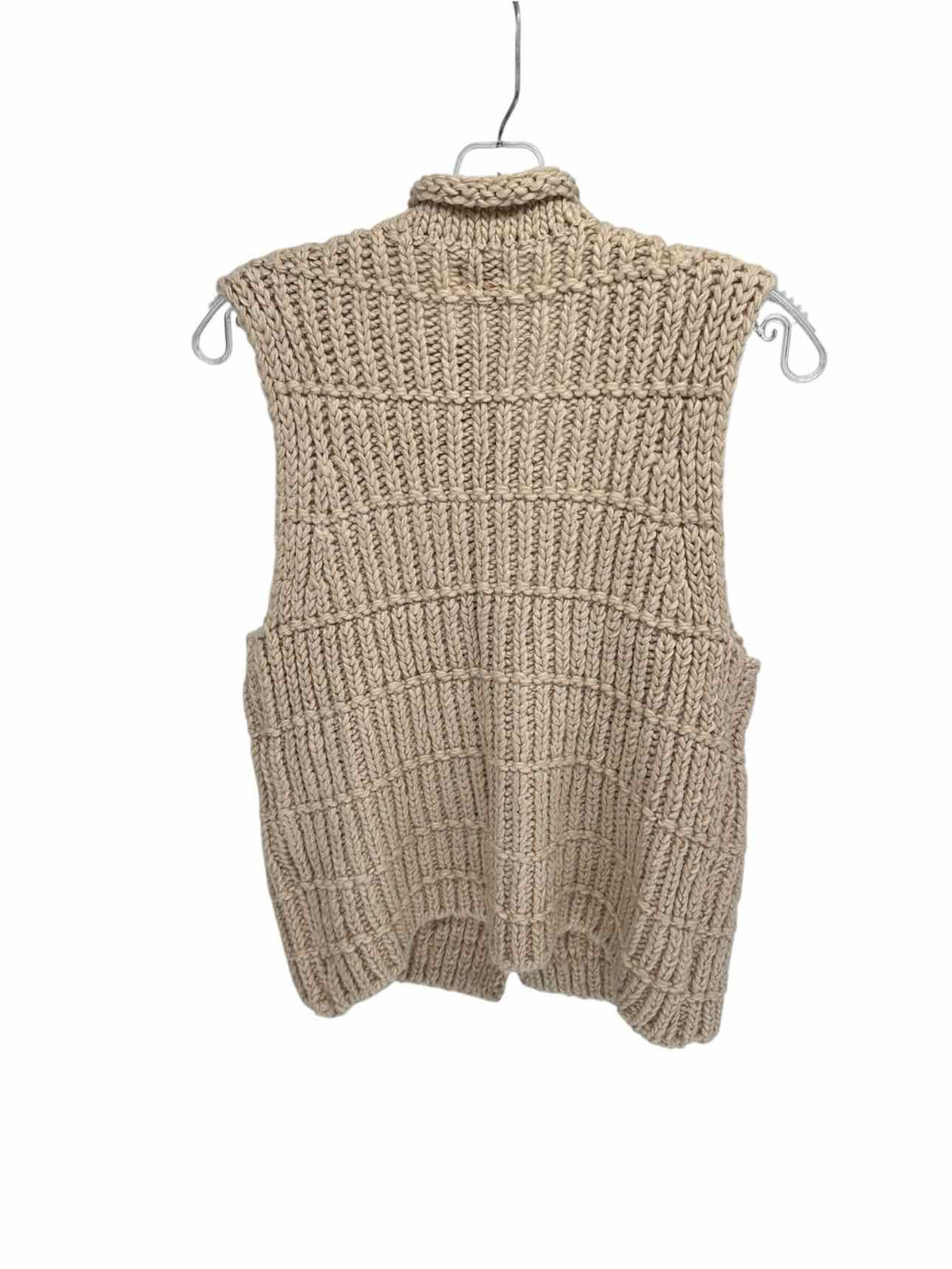 Coco +  Carmen Beige Palla Knit Vest Size S/M **NEW**