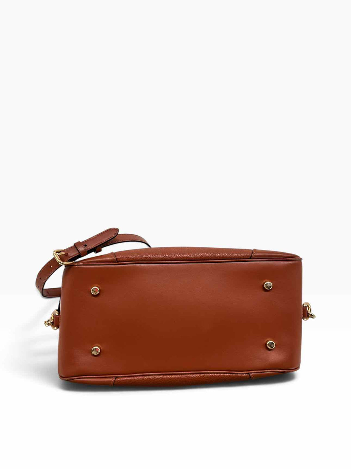 Coach Saddle Leather Satchel