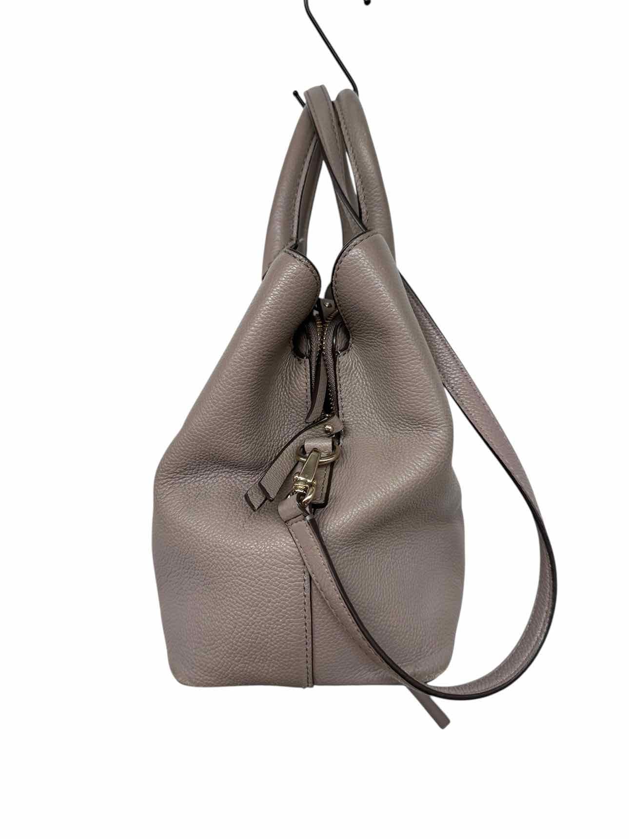 Kate Spade Larchmont Avenue Evangelie Taupe Leather Satchel