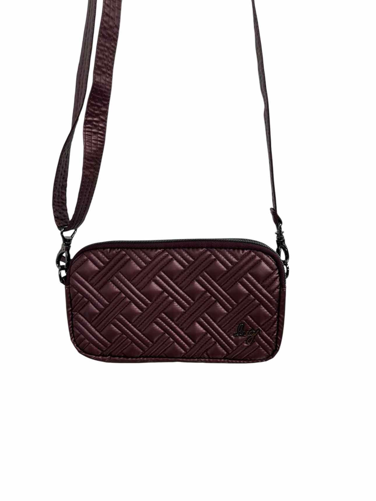 Lug Coupe XL Maroon Nylon Crossbody