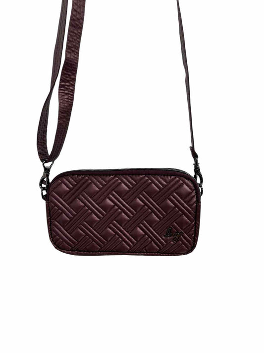 Lug Coupe XL Maroon Nylon Crossbody