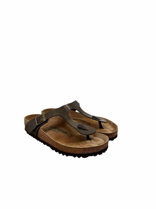 Birkenstock Gizeh Brown Sandals Shoe Size 8