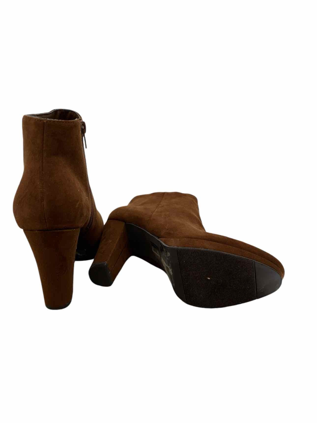 Forever 21 Brown Platform Bootie SIZE 9