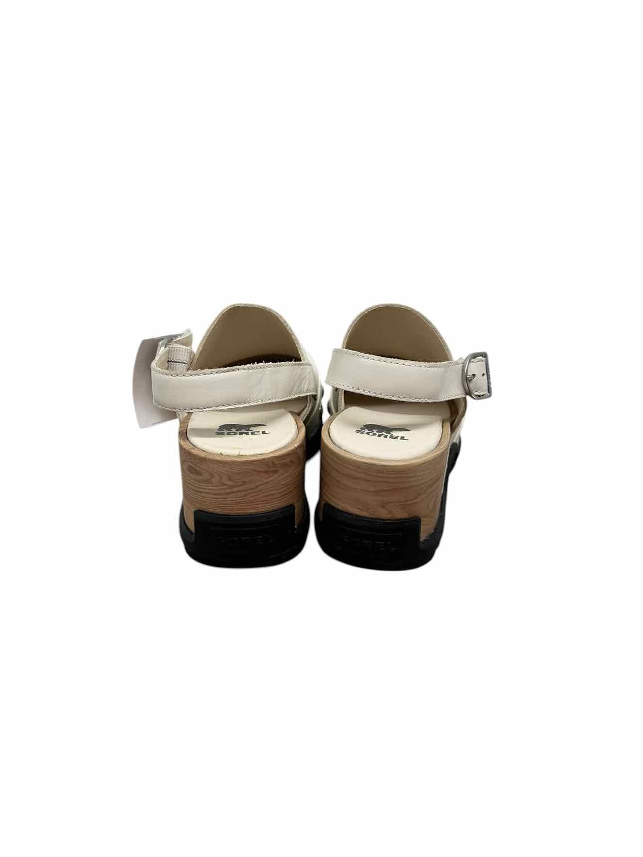 Sorel Roan 'N Clog RVT in Chalk Off-White Shoe Size 9.5 **NEW**