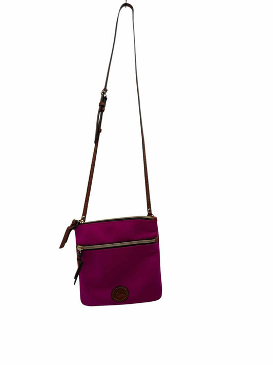 Dooney & Bourke Fuschia Nylon Crossbody