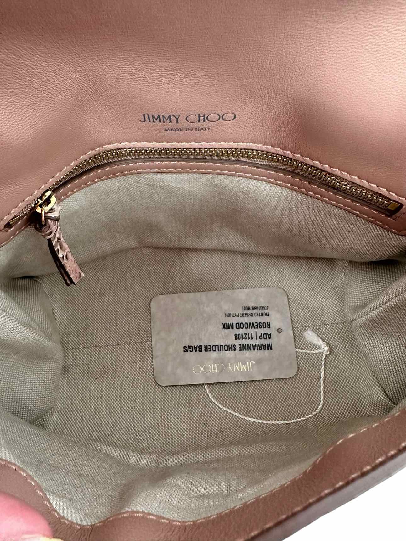 Jimmy Choo Miarianne Python Shoulder Bag