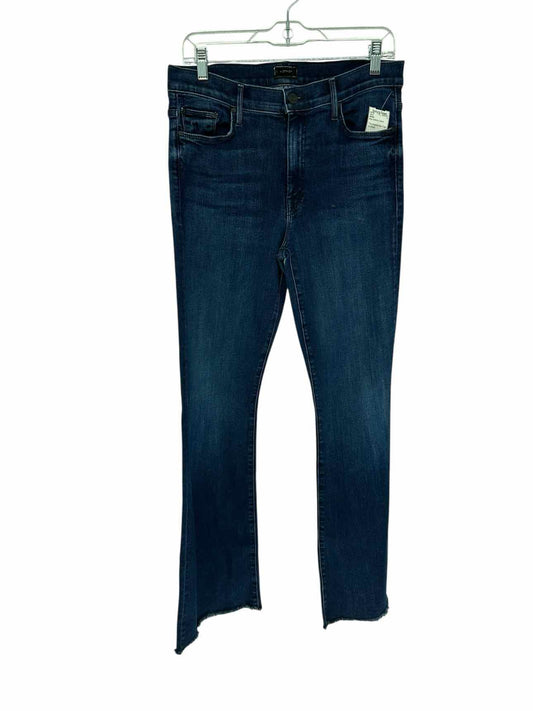 Mother The Weekender Fray  Blue Jeans Size 10