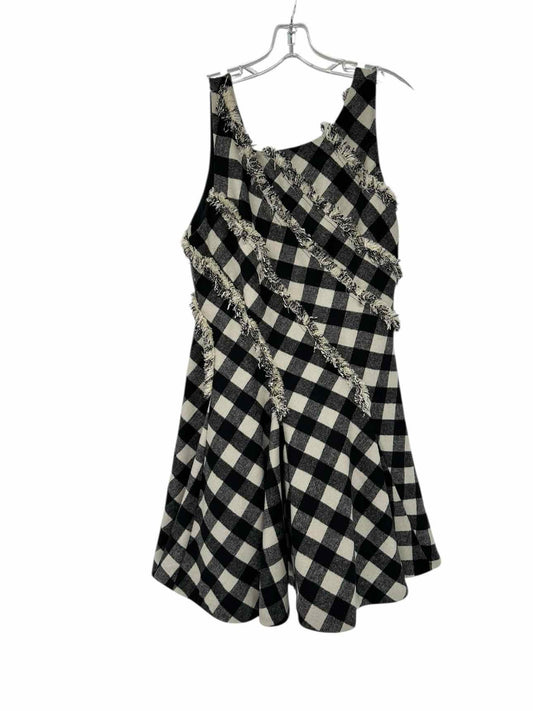 ZAC Zach Posen Lulu Flannel Wool Checkered Dress  Size 12 **NEW**