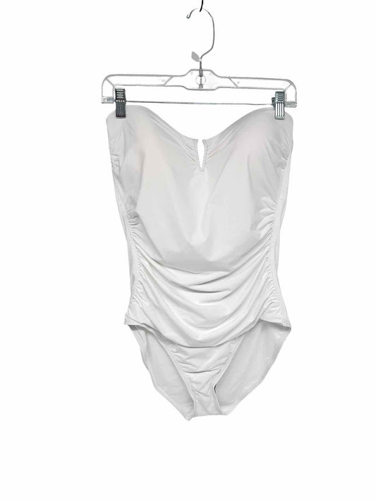 Tommy Bahama White 1 Pc Swimsuit Size 14 **NEW**