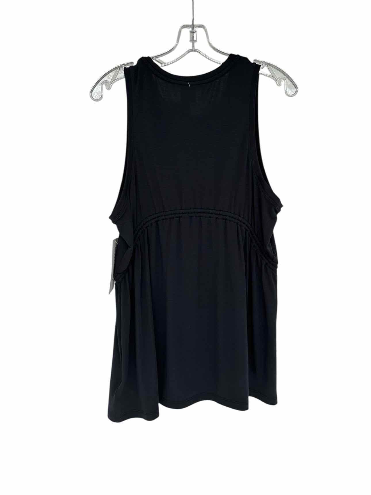 Athleta Air Out Cinch Tank Black Size XL **NEW**