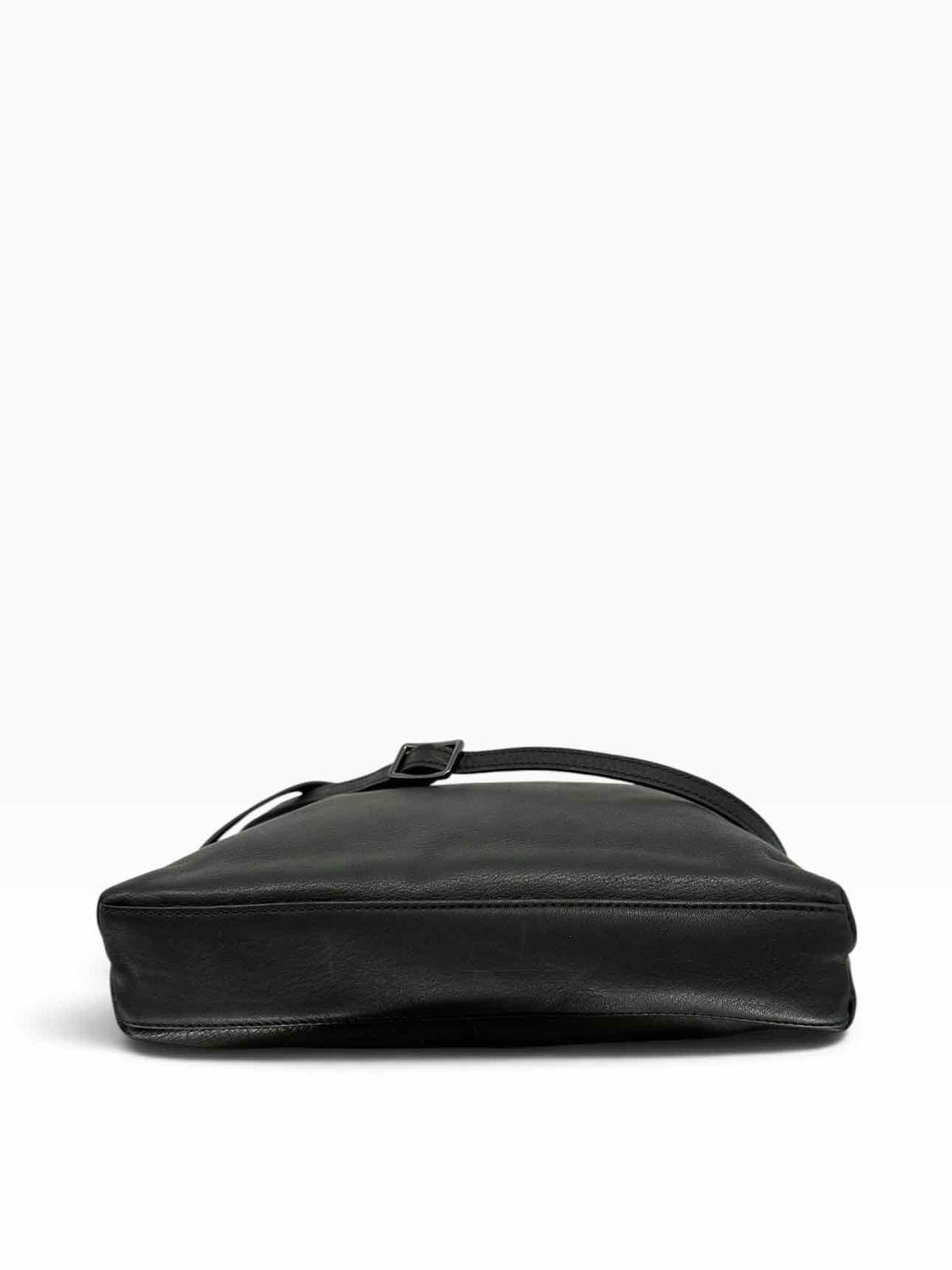 Margot Black Leather Crossbody