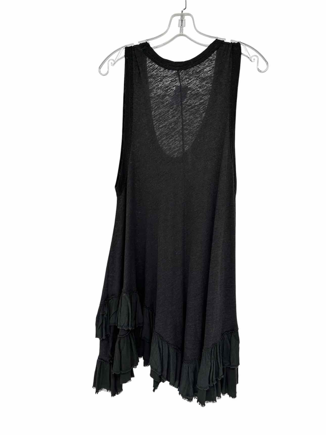 We The Free Sasha Shimmy Ruffle Hem Tank Size S