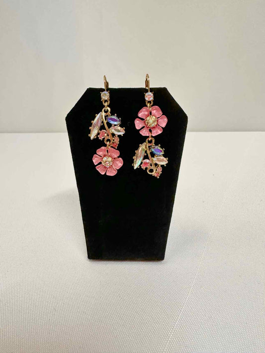 Gold Plated Betsey Johnson Earrings **NEW**