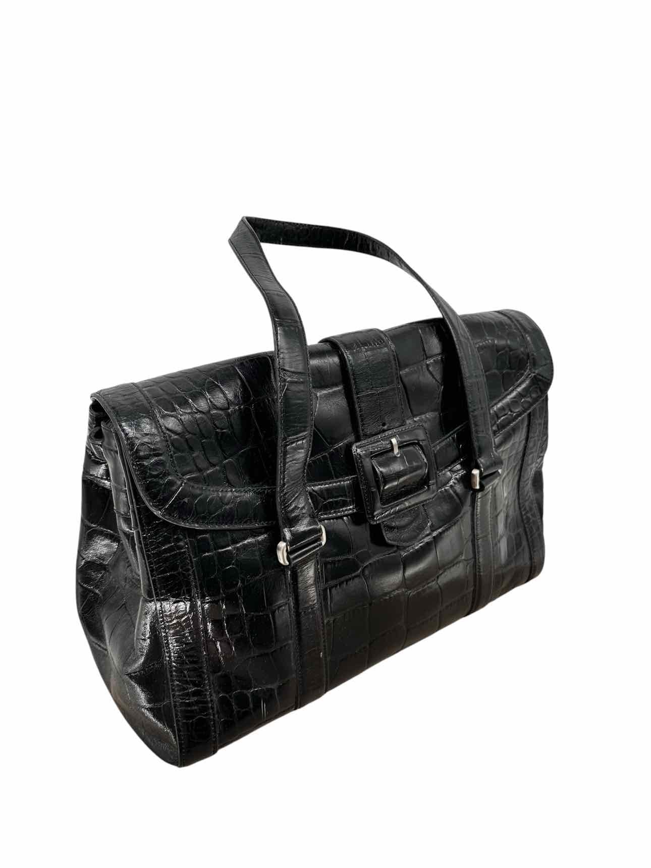 Ann Taylor Black Leather Tote