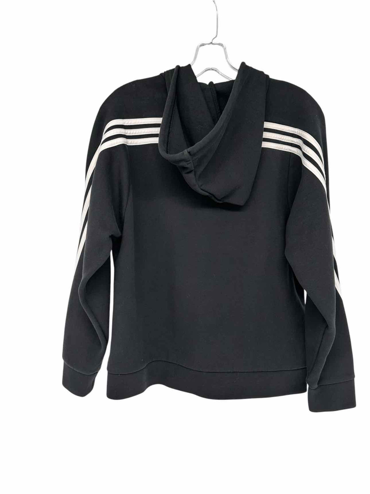 Adidas Black Zip Front Sweatshirt Size M