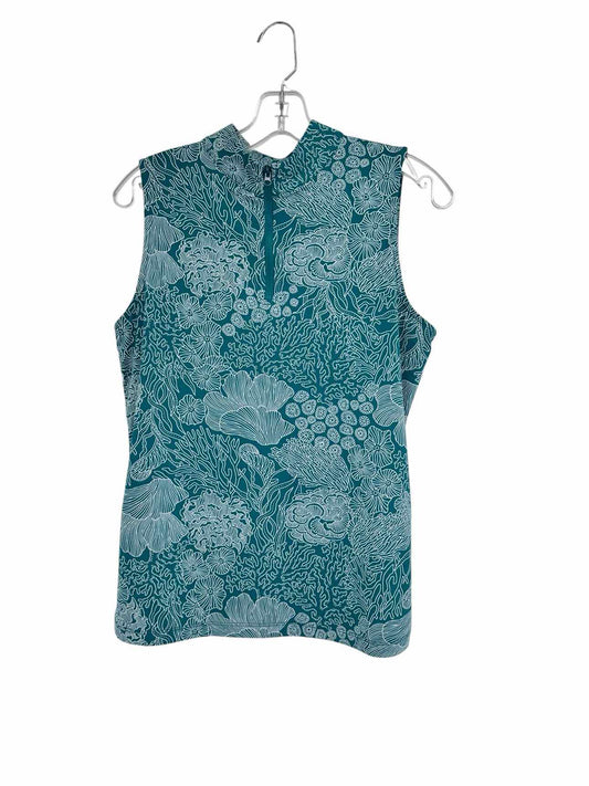 Tommy Bahama Green Golf Sleeveless Top Size M
