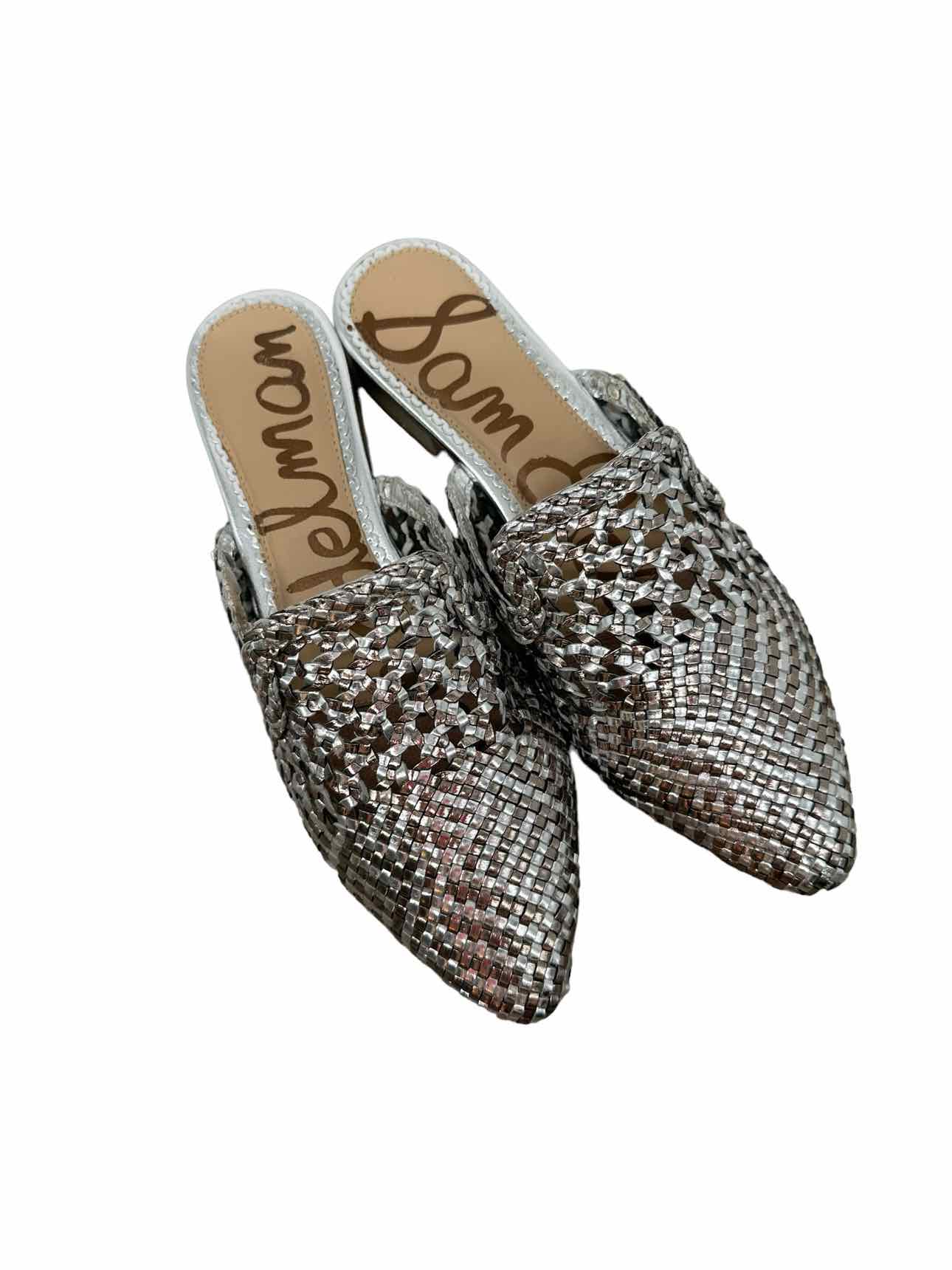 Sam Edelman Silver Mules SIZE 8 **NEW**