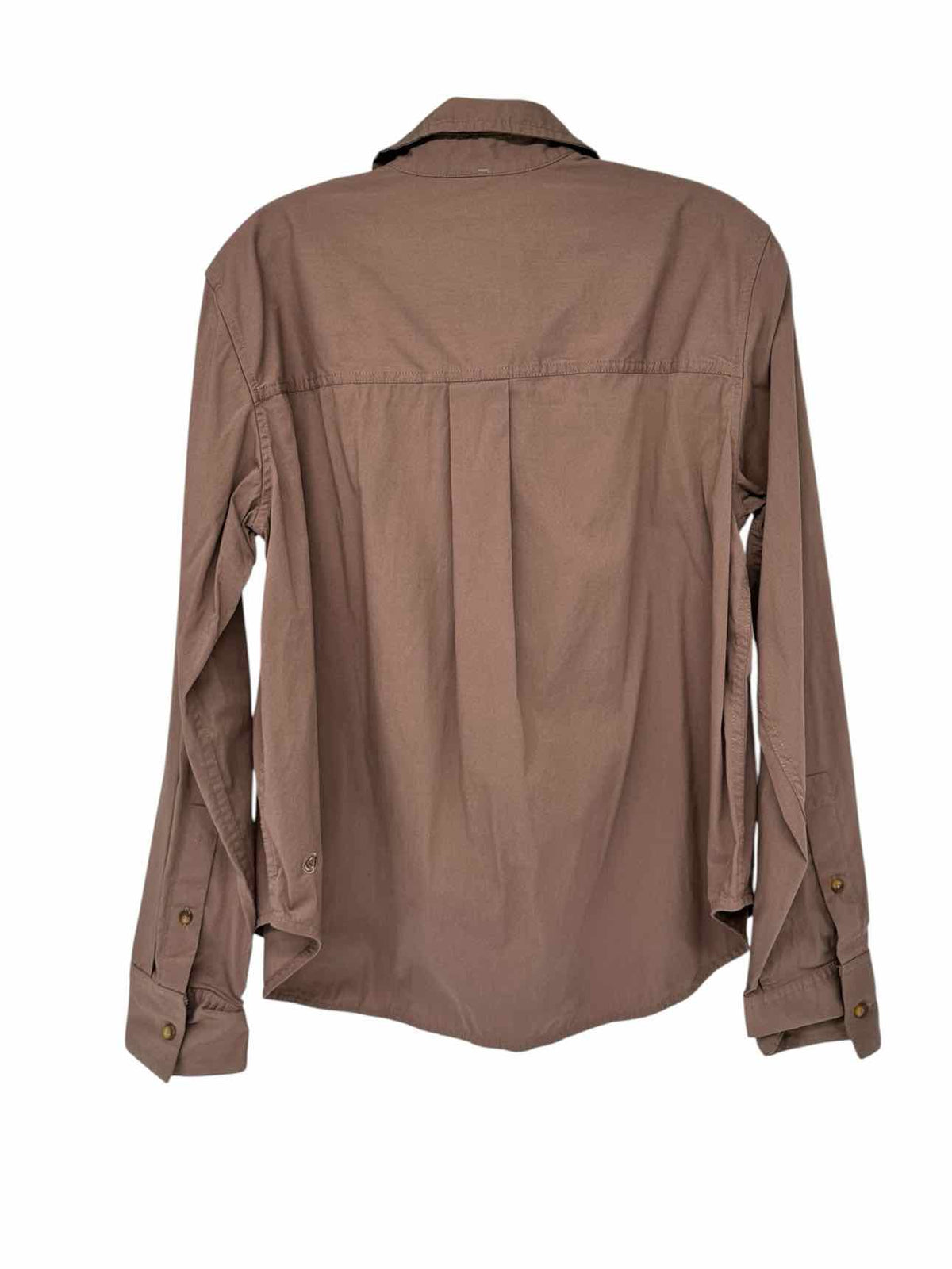 Lululemon Relaxed Fit Button Down Shirt Brown Size 2