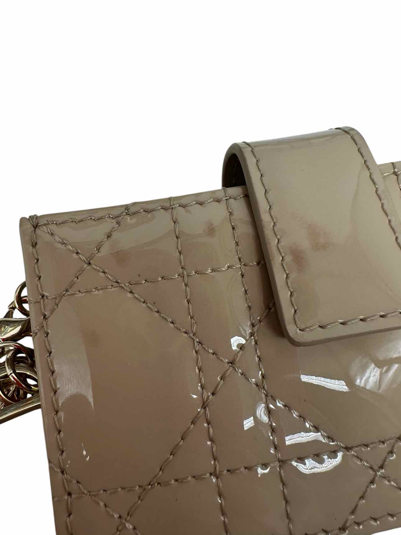 Dior Lady Dior Jasmine Card Holder **AS IS**