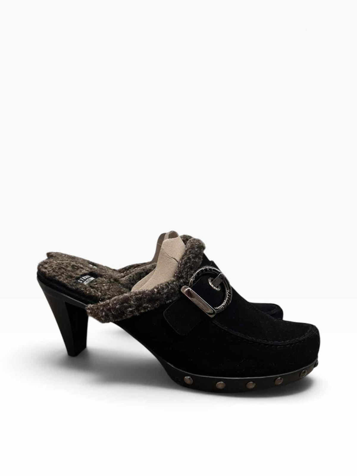 Stuart Weitzman Clogger Shoes Black Shoe Size 10 **NEW**