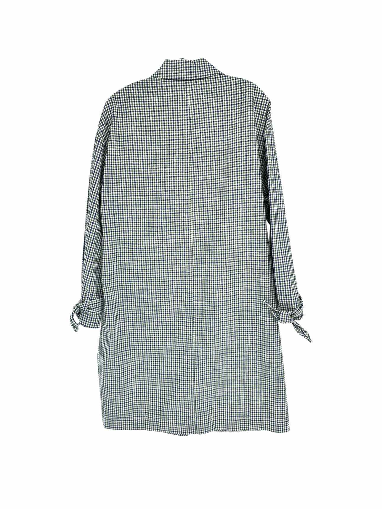 Zara Green & Blue Jacket Size M **NEW**