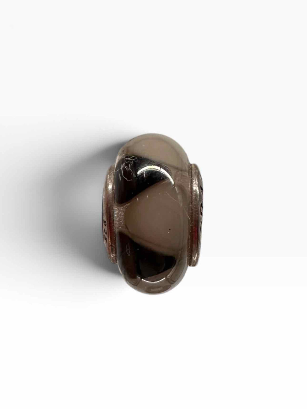 Pandora Murano Glass Black & White Charm