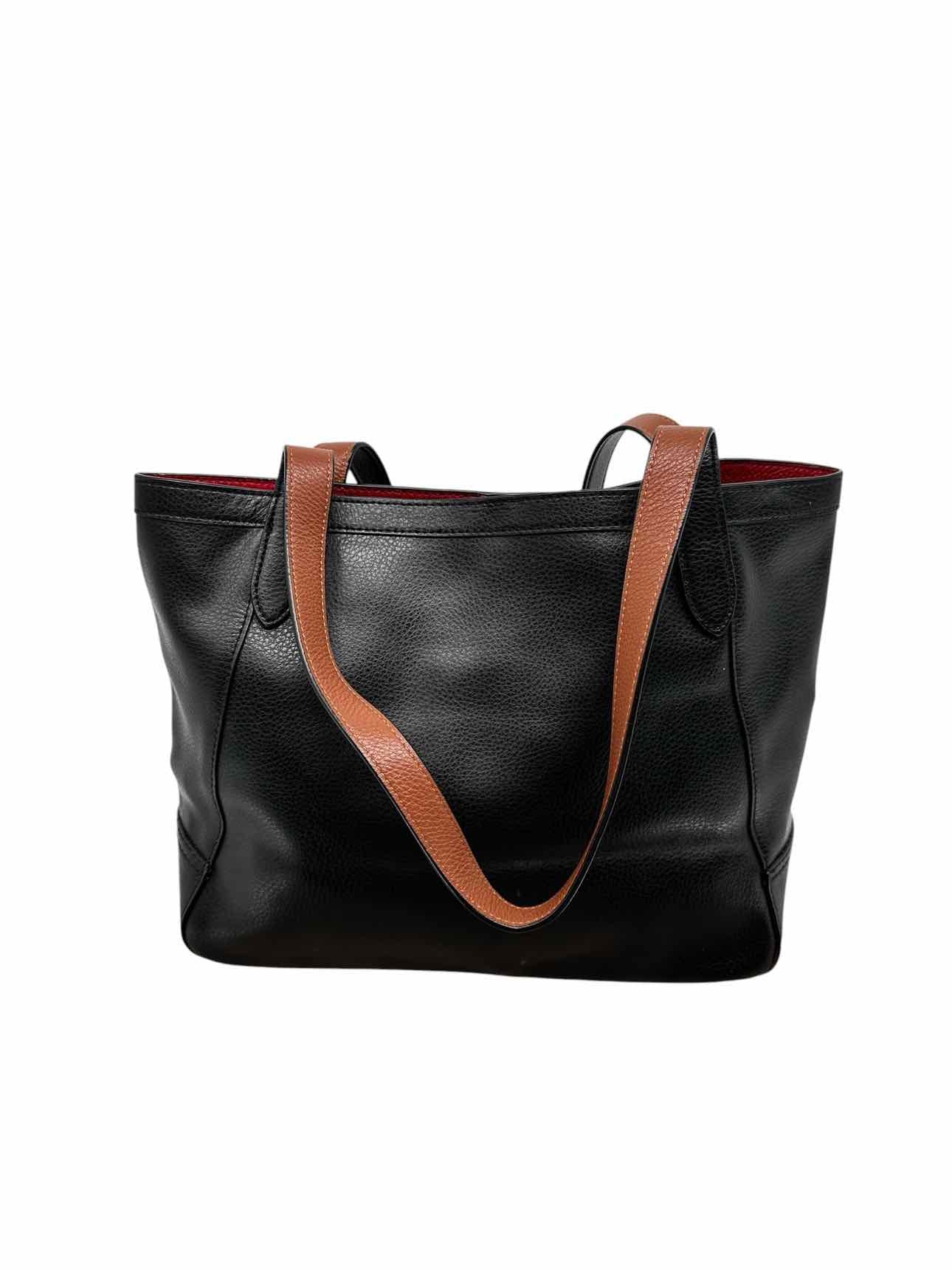 Coach Horse & Carriage Tote Black Leather Tote