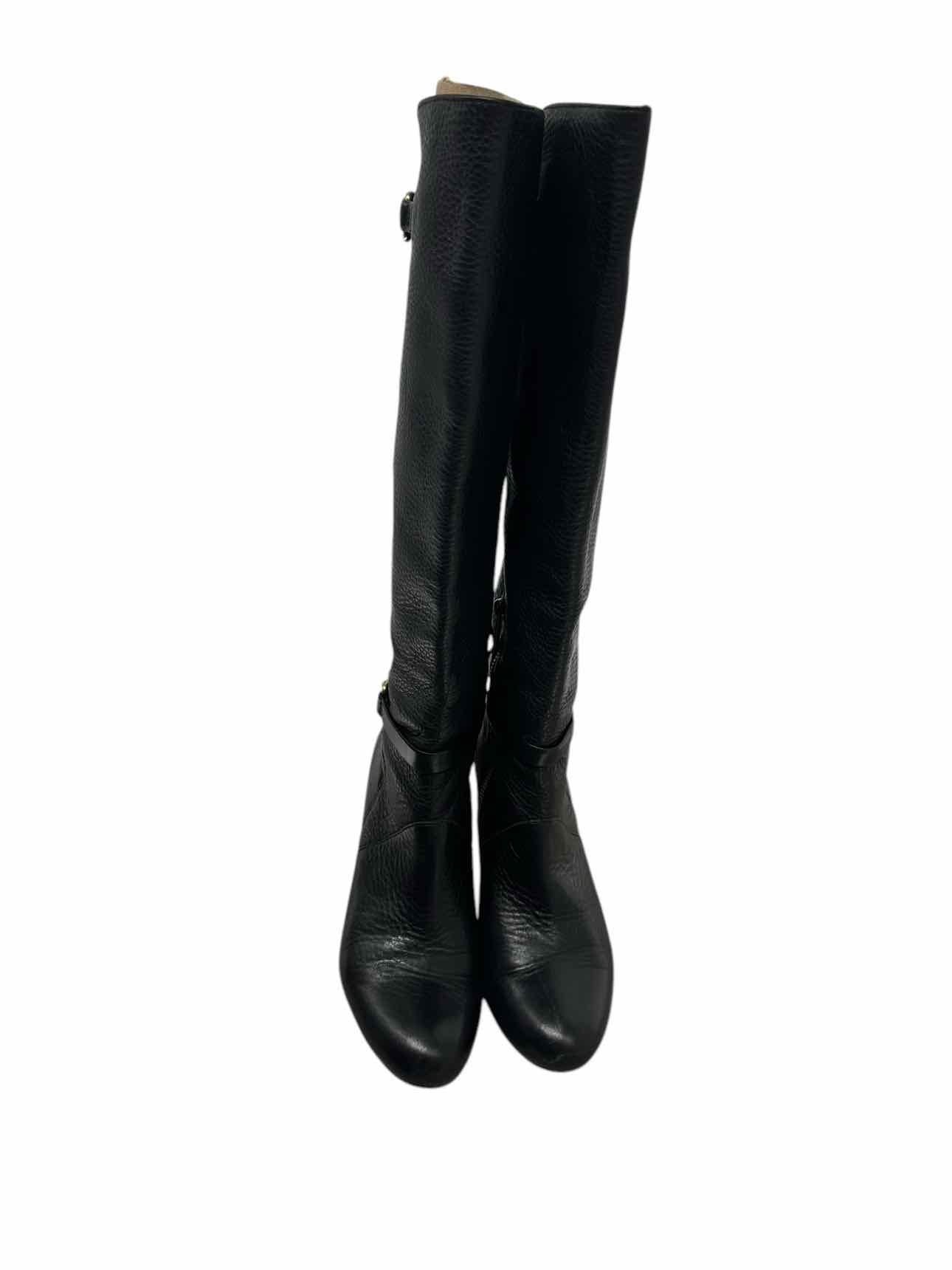 Coach Black Wedge Boots SIZE 7.5