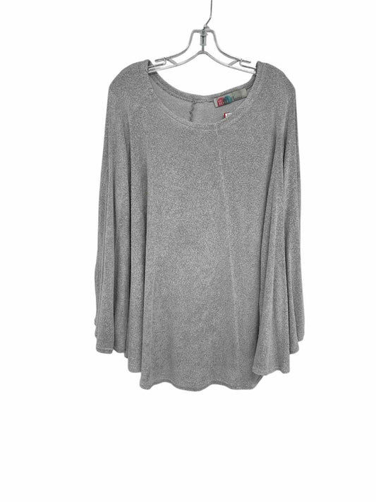 FP Beach Gray Long Sleeve Top Size M
