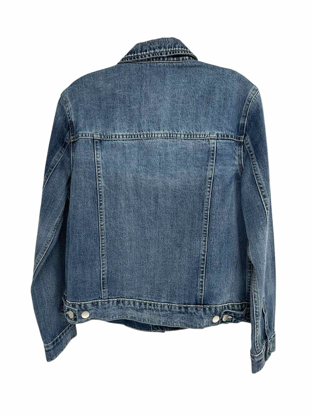 L'Agence Mack Oversized Trucker Jacket Blue Size XS/S Jean Jacket