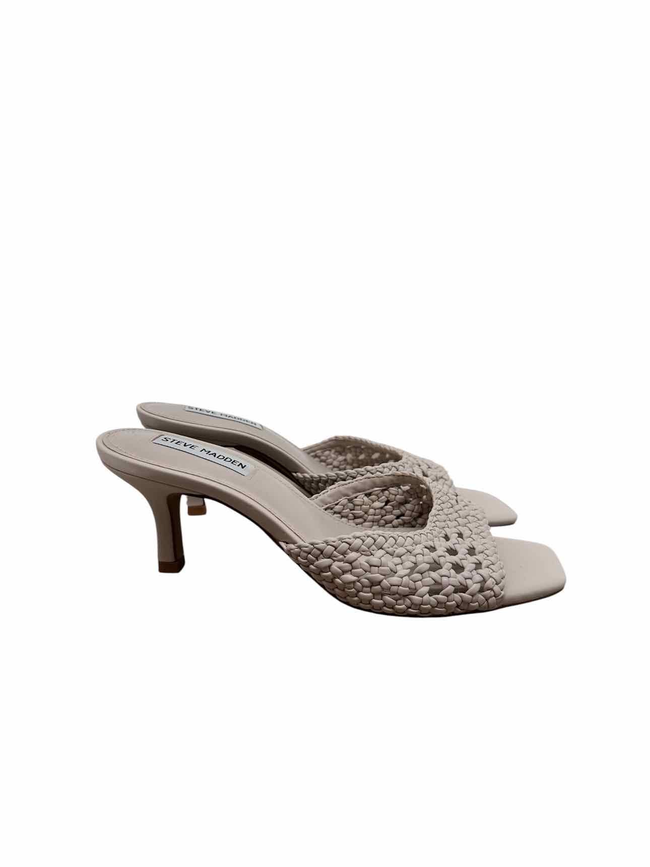 Steve Madden Off-white Sandals Shoe Size 8.5 **NEW**
