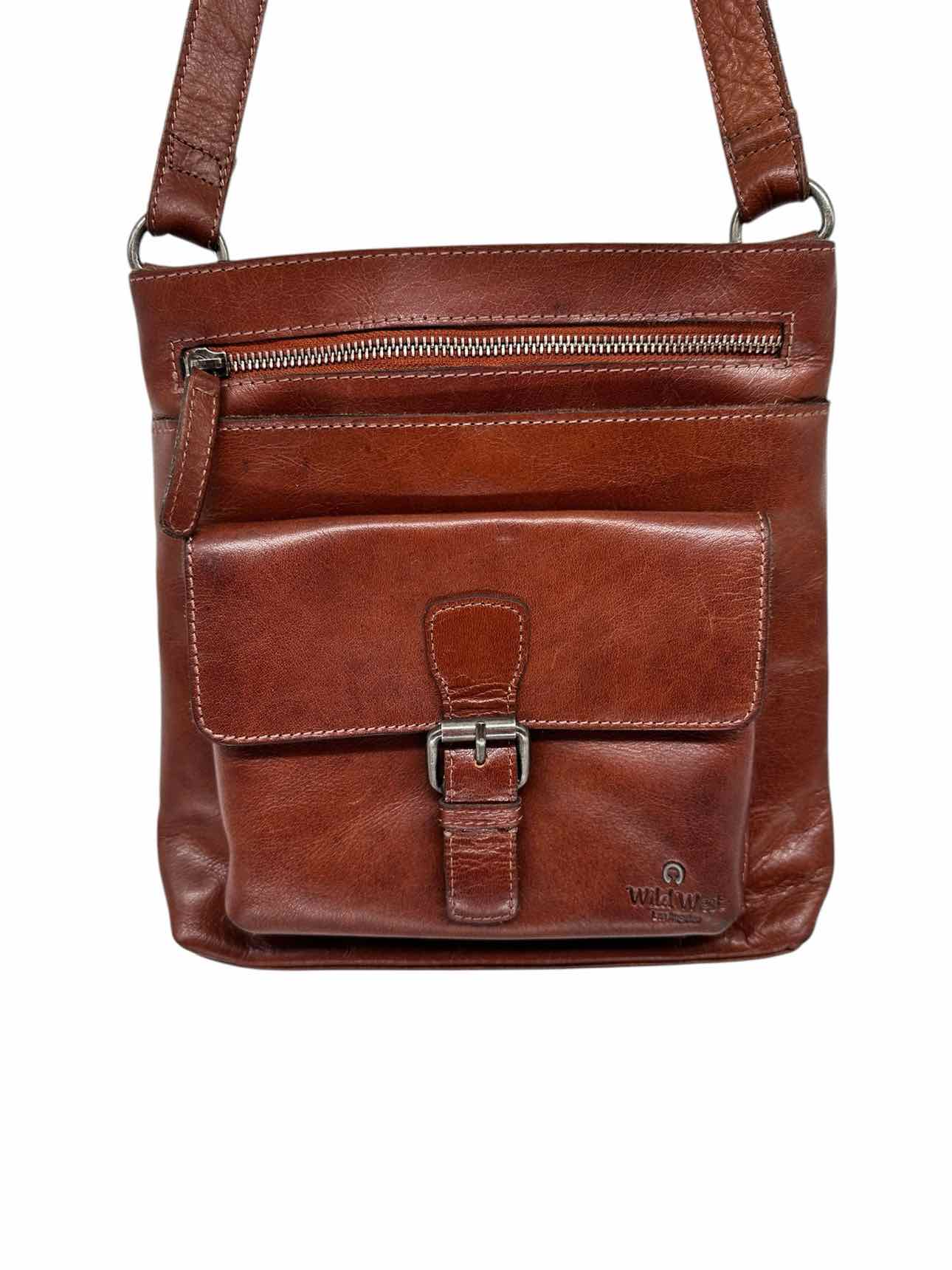 Wild West Cognac Leather Crossbody