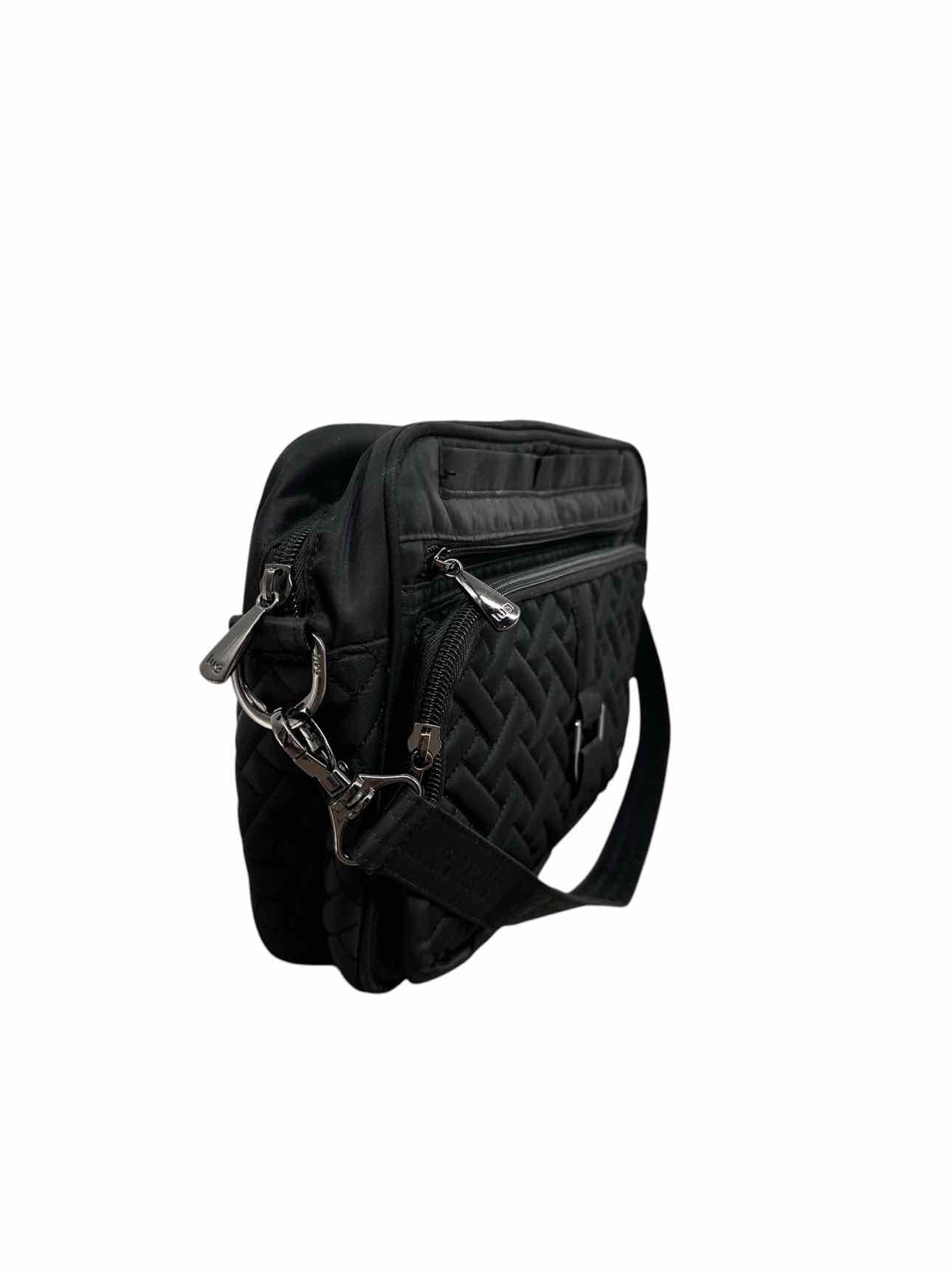 Lug Carousel XL Black Nylon Crossbody