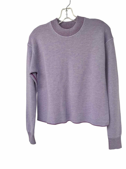 Lululemon Reversible Double-Knit Crew Neck Lilac Size 0
