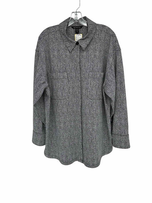 Athleta Braiden Textured Shirt Jacket Size XL