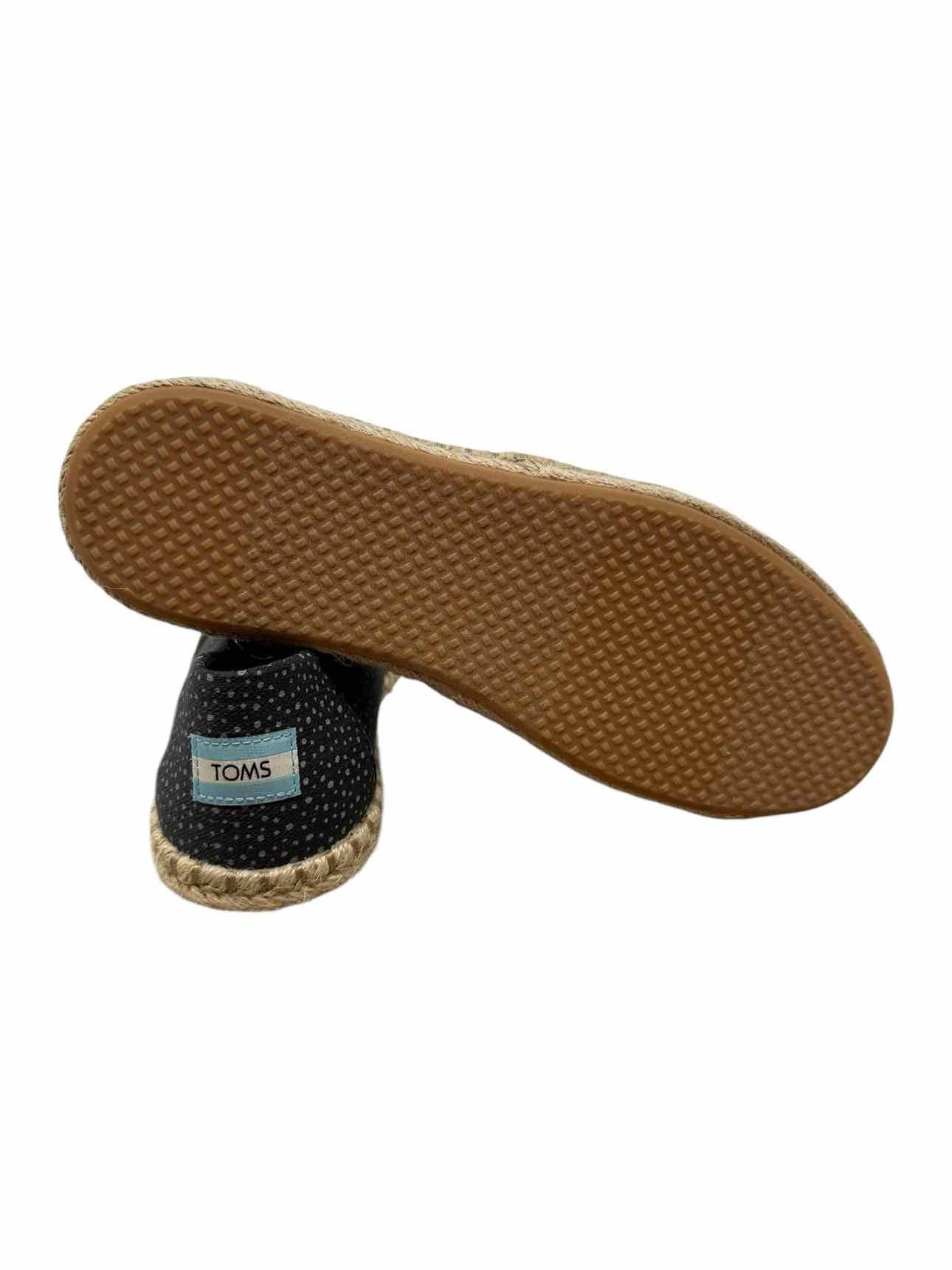Toms Alpargata Rope Black Espadrilles Shoe Size 8  **NEW**