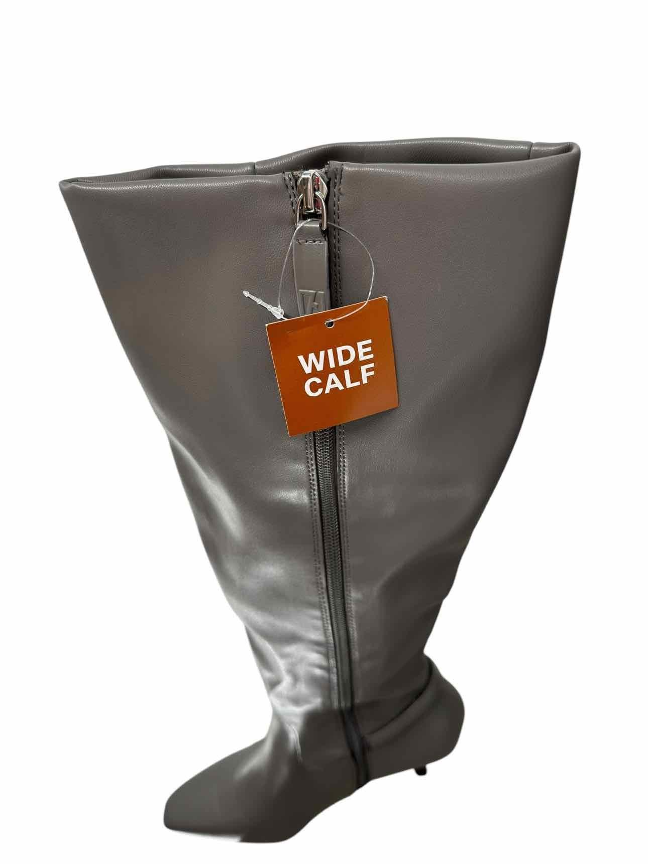 Franco Sorto Gray Wide-Calf Boots **NEW** Shoe Size 7.5